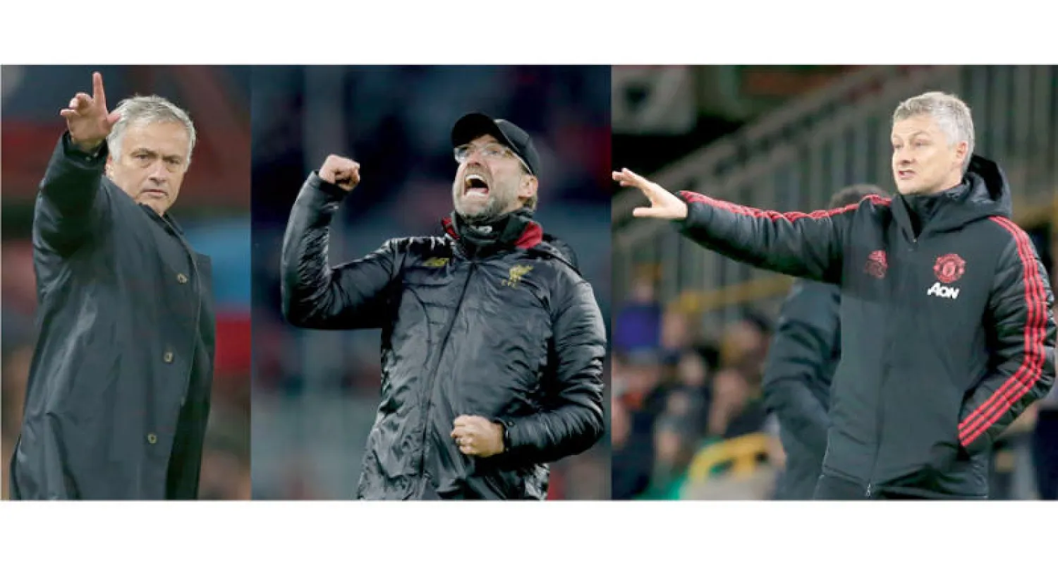 إلى أي مدى من النجاح يمكن أن يصل سولسكاير مع مانشستر يونايتد؟ (أ.ف.ب) - كلوب أثبت جدارته مدرباً رغم عدم شهرته لاعباً (إ.ب.أ) - هل سبل النجاح كانت متوفرة لمورينيو أكثر من غيره؟ (إ.ب.أ)