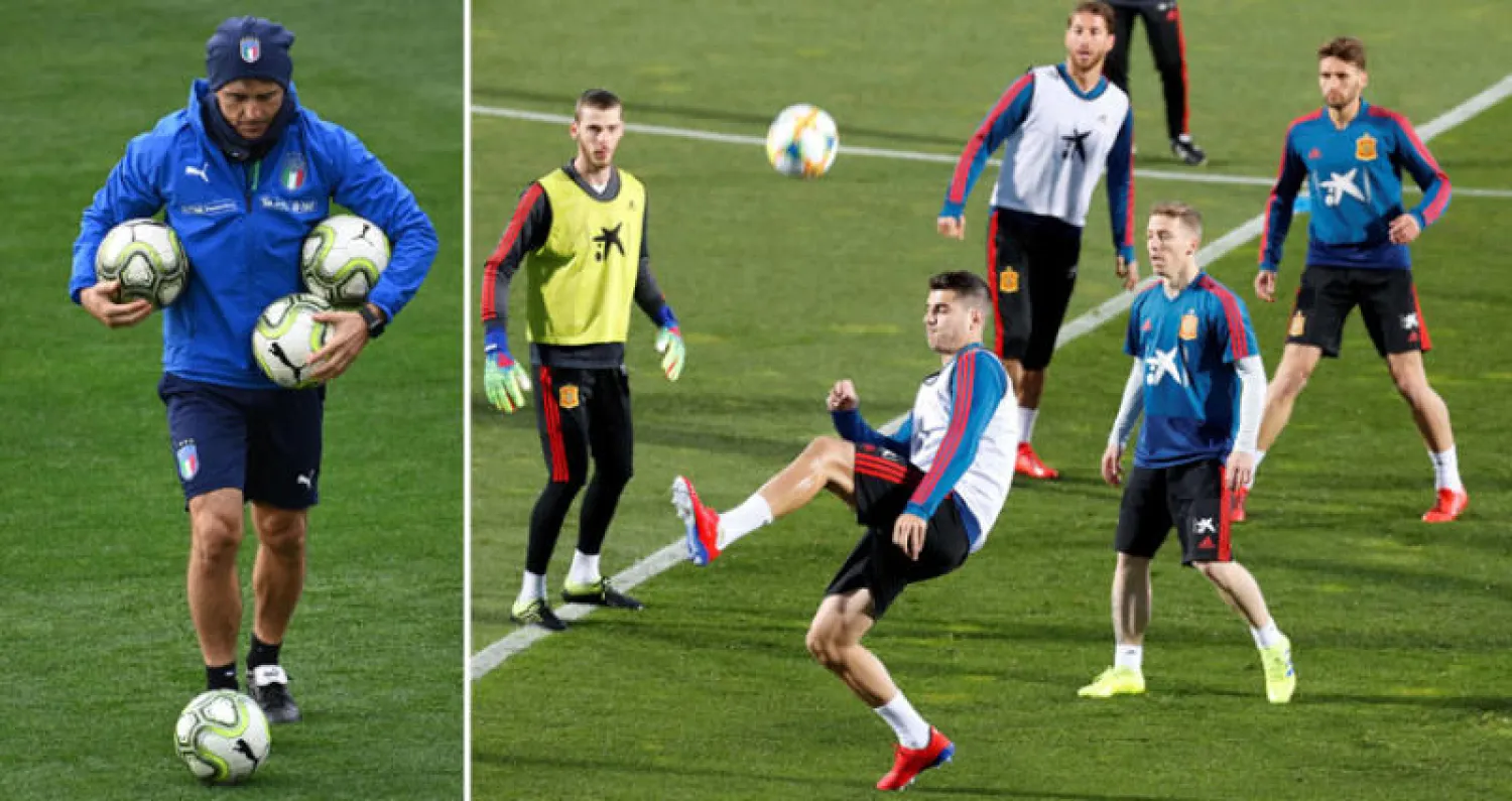 المنتخب الإسباني يستضيف النرويج في أولى جولات تصفيات كأس الأمم الأوروبية (إ.ب.أ)  -  مانشيني يواجه مهمة إنقاذ سمعة الكرة الإيطالية (إ.ب.أ)