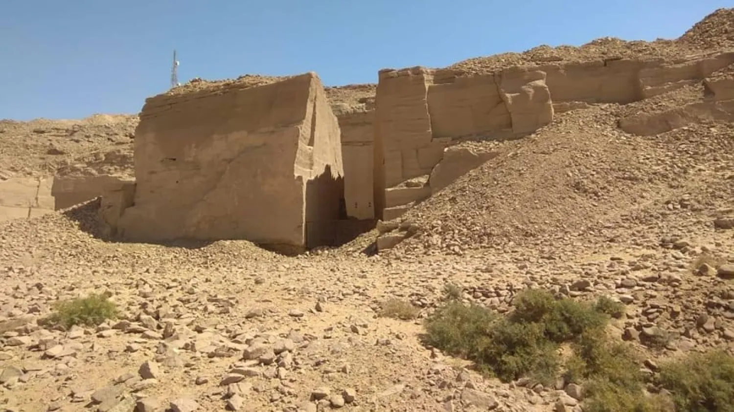 Archaeologists have uncovered the main port used to transport stone along the Nile River to build ancient temples | Ministry of Antiquities, Egypt