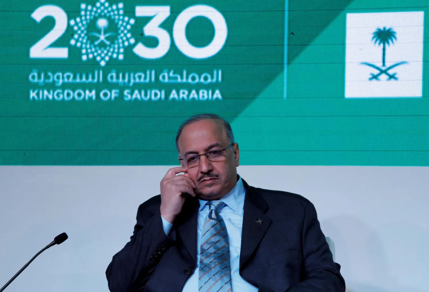 SABIC Vice Chairman and CEO Yousef al-Bunyan attends the Saudi-India Forum in New Delhi, India. (File photo/Reuters)

