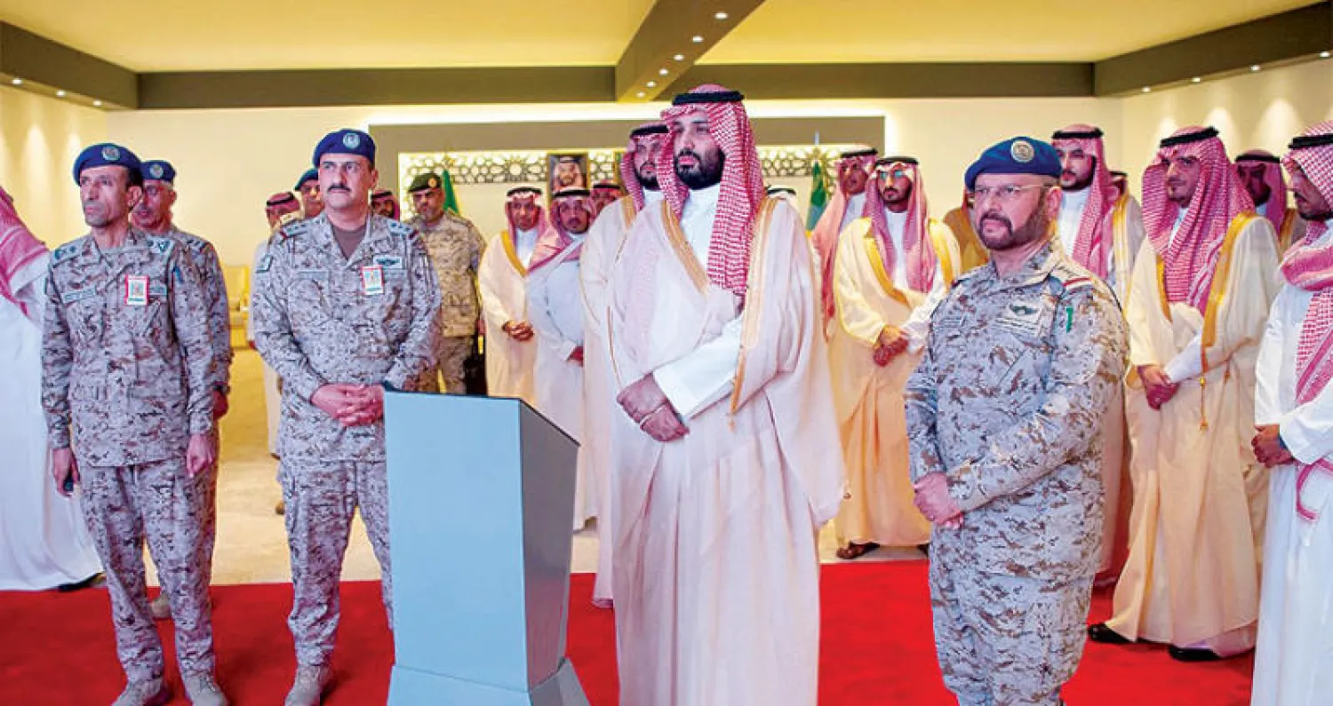 ولي العهد يضع حجر الأساس لمشروع إنشاء مركز الحرب الجوي في المنطقة الشرقية (واس)