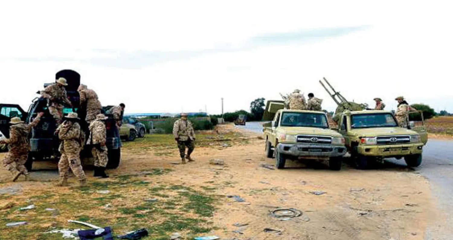 عناصر من «قوة حماية طرابلس»