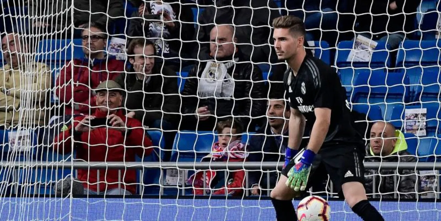 حارس مرمى ريال مدريد الفرنسي لوكا زيدان (أ.ف.ب)