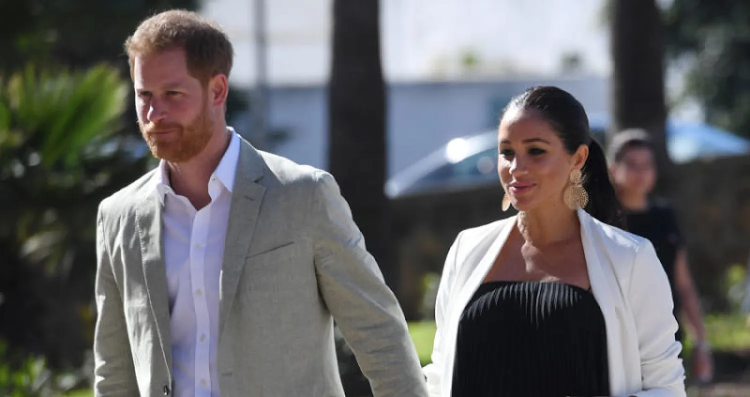 الأمير هاري وزوجته ميغان ماركل (رويترز)