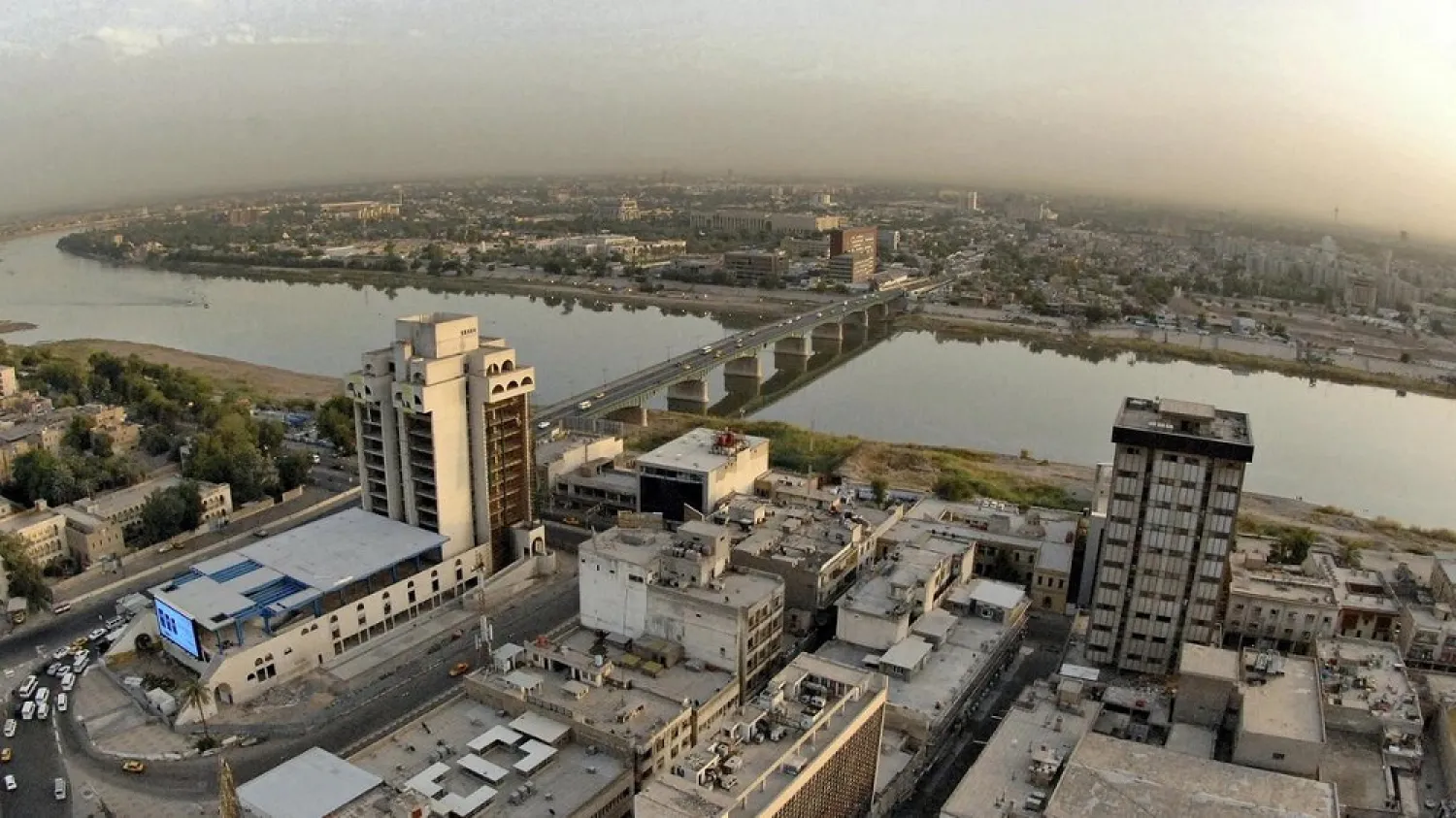 The Tigris River flowing through Baghdad. (Reuters)