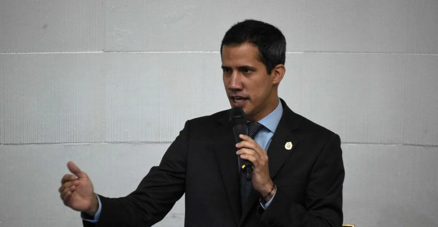 زعيم المعارضة الفنزويلية خوان غوايدو (أ.ف.ب)