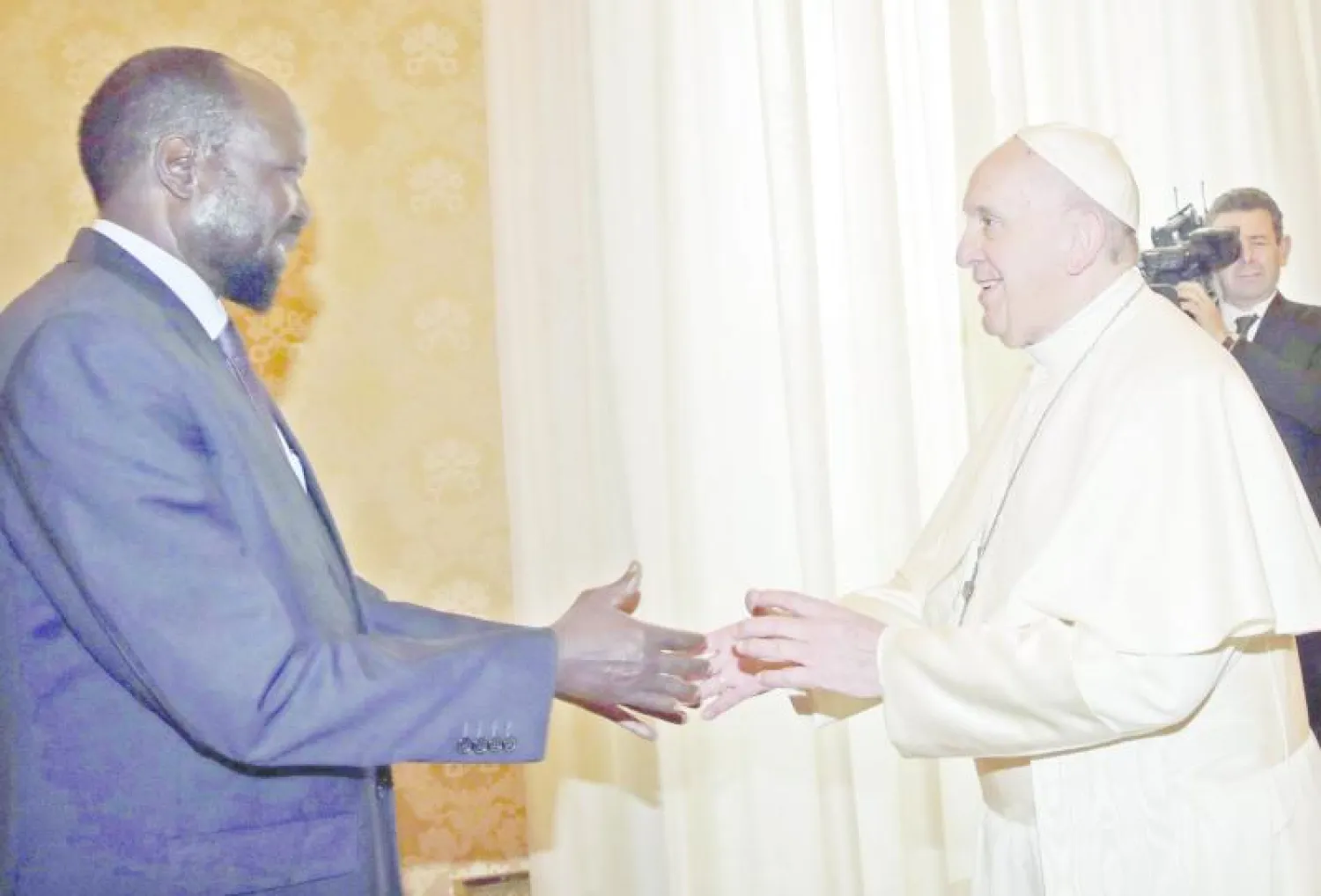 الفاتيكان يعلن عن زيارة ثانية لسلفا كير ومشار الثلاثاء