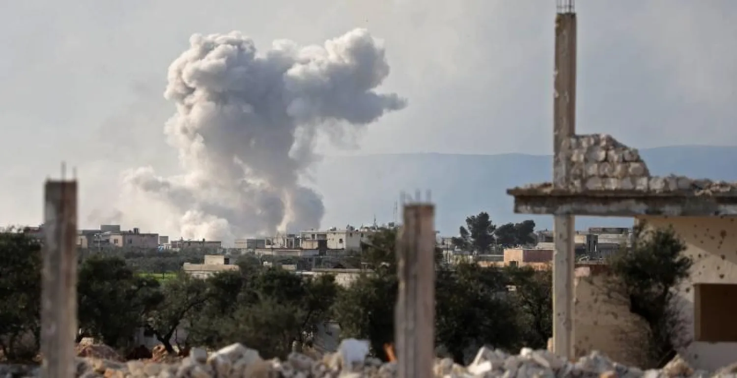 قصف يطال محافظة إدلب السورية (أرشيفية - أ.ف.ب)