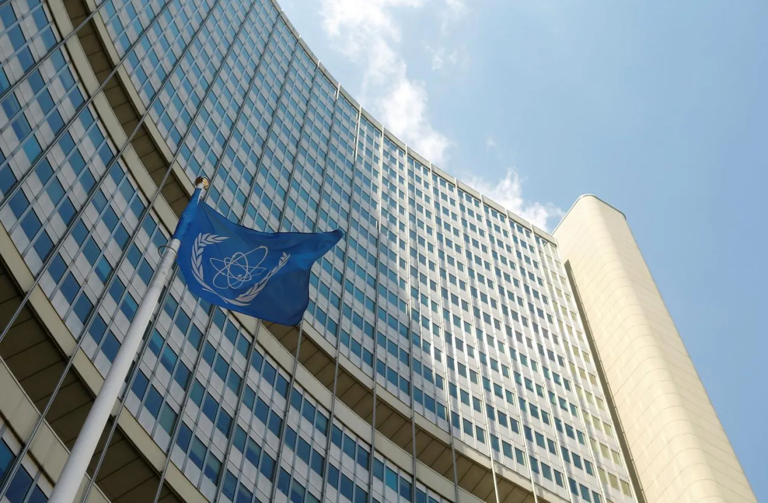 FILE PHOTO: International Atomic Energy Agency (IAEA) headquarters in Vienna, Austria, June 12, 2017. REUTERS/Heinz-Peter Bader/File Photo