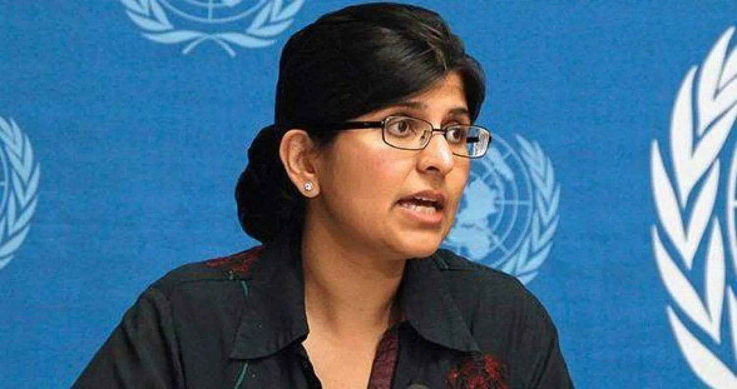 رافينا شامداساني المتحدثة باسم مكتب الأمم المتحدة لحقوق الإنسان (غيتي)