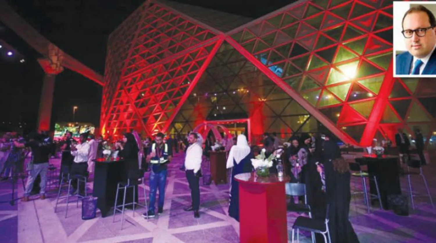 Part of launching the first movie theater in Saudi Arabia

