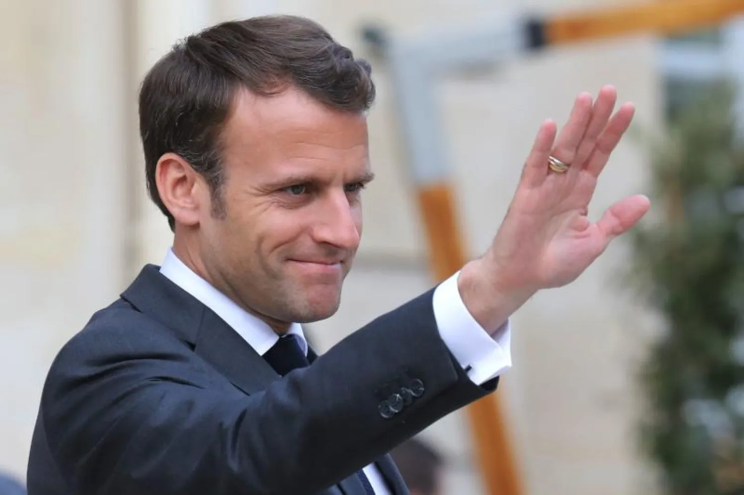 الرئيس الفرنسي إيمانويل ماكرون (أ. ف. ب)