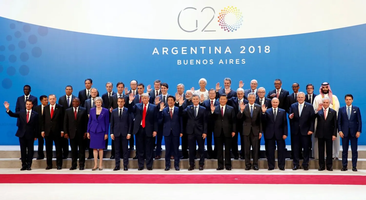 World leaders at the 2018 G20 Summit in Argentina. (Reuters)
