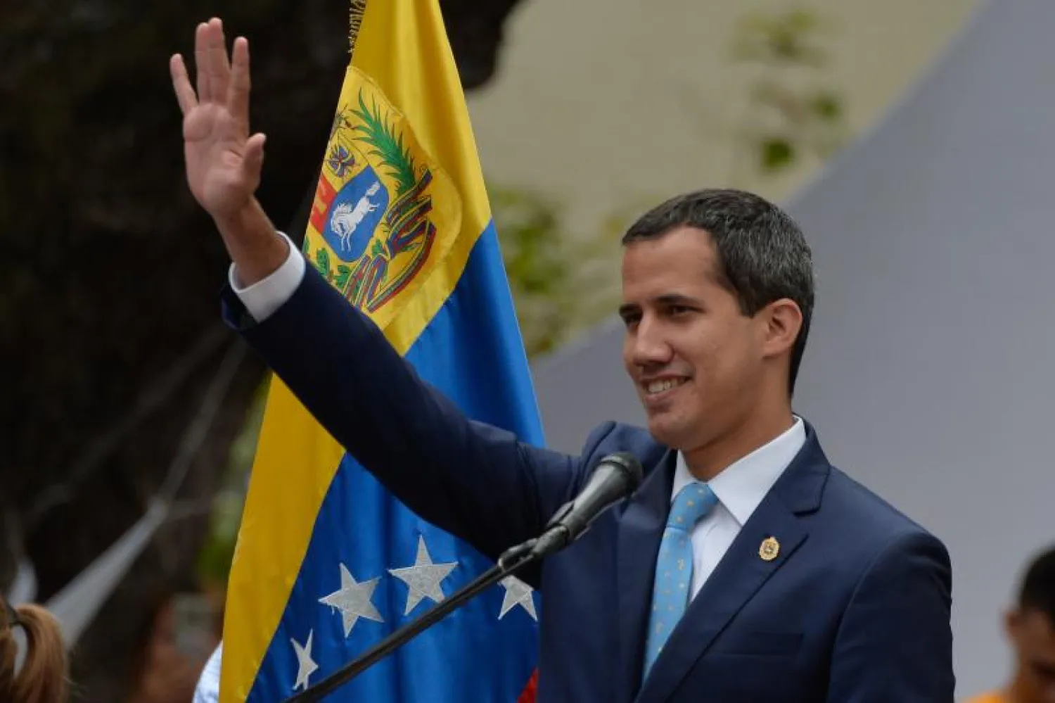 زعيم المعارضة في فنزويلا خوان غوايدو (أ.ف.ب)