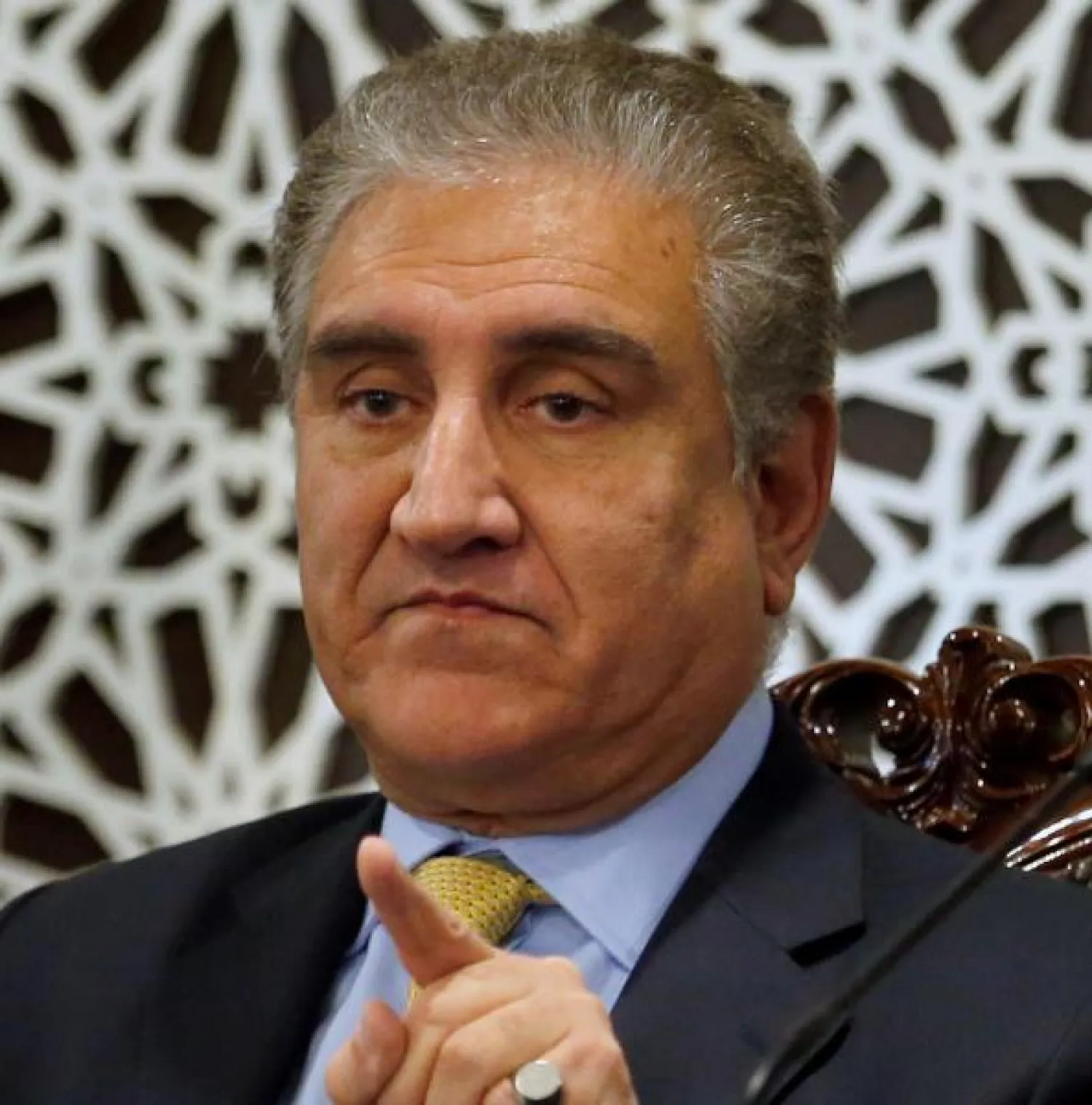 وزير الخارجية الباكستاني شاه محمود قرشي (أ. ب)