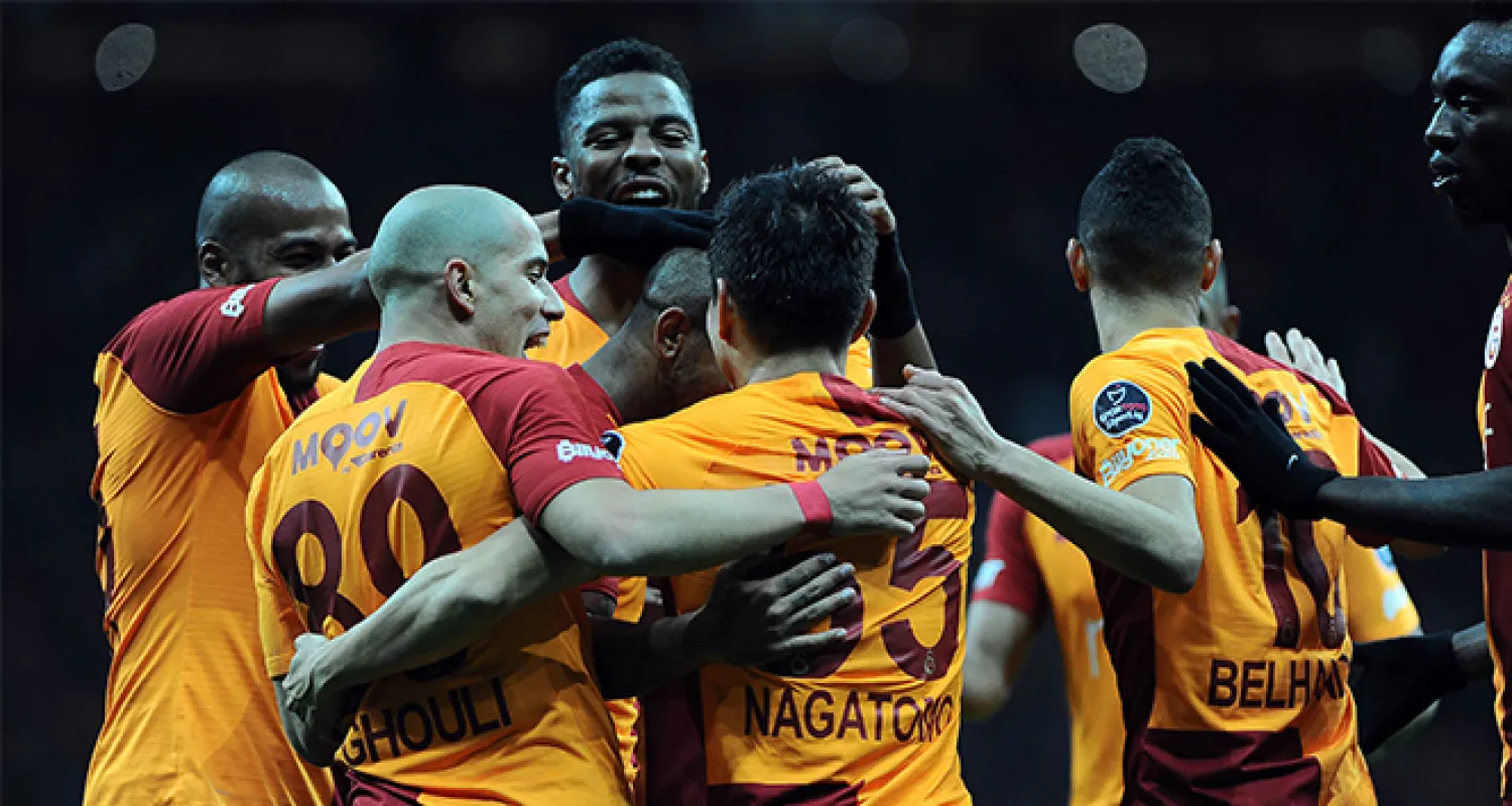 Galatasaray, 3 puanı 3 golle aldı