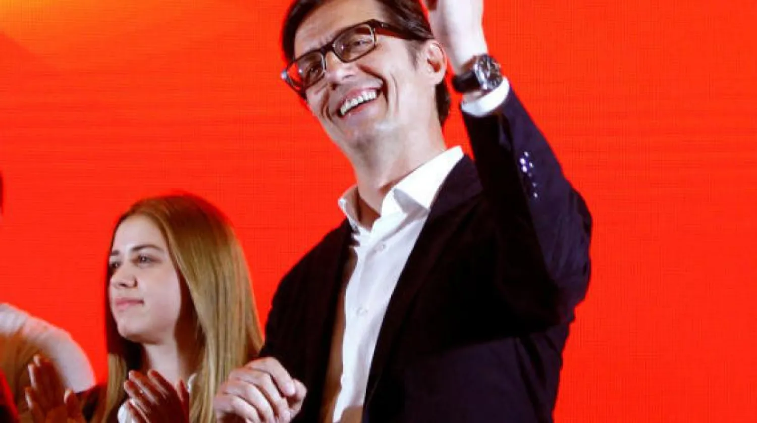 Makedonya Sosyal Demokratlar Birliği adayı Stevo Pendarovski (Reuters)