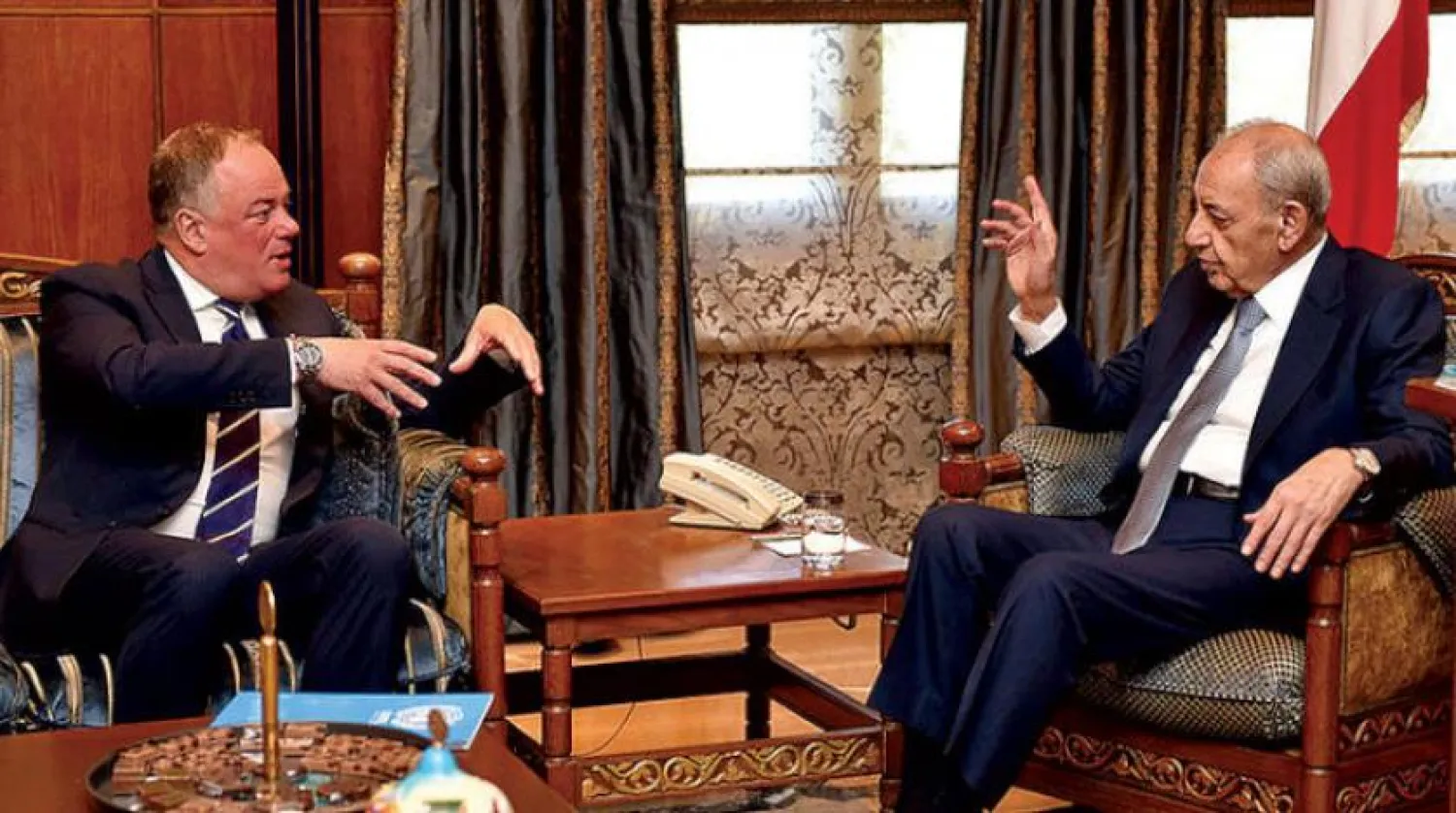 Nebir Berri, UNIFIL Komutanı ile bir araya geldi (Ulusal Ajans)