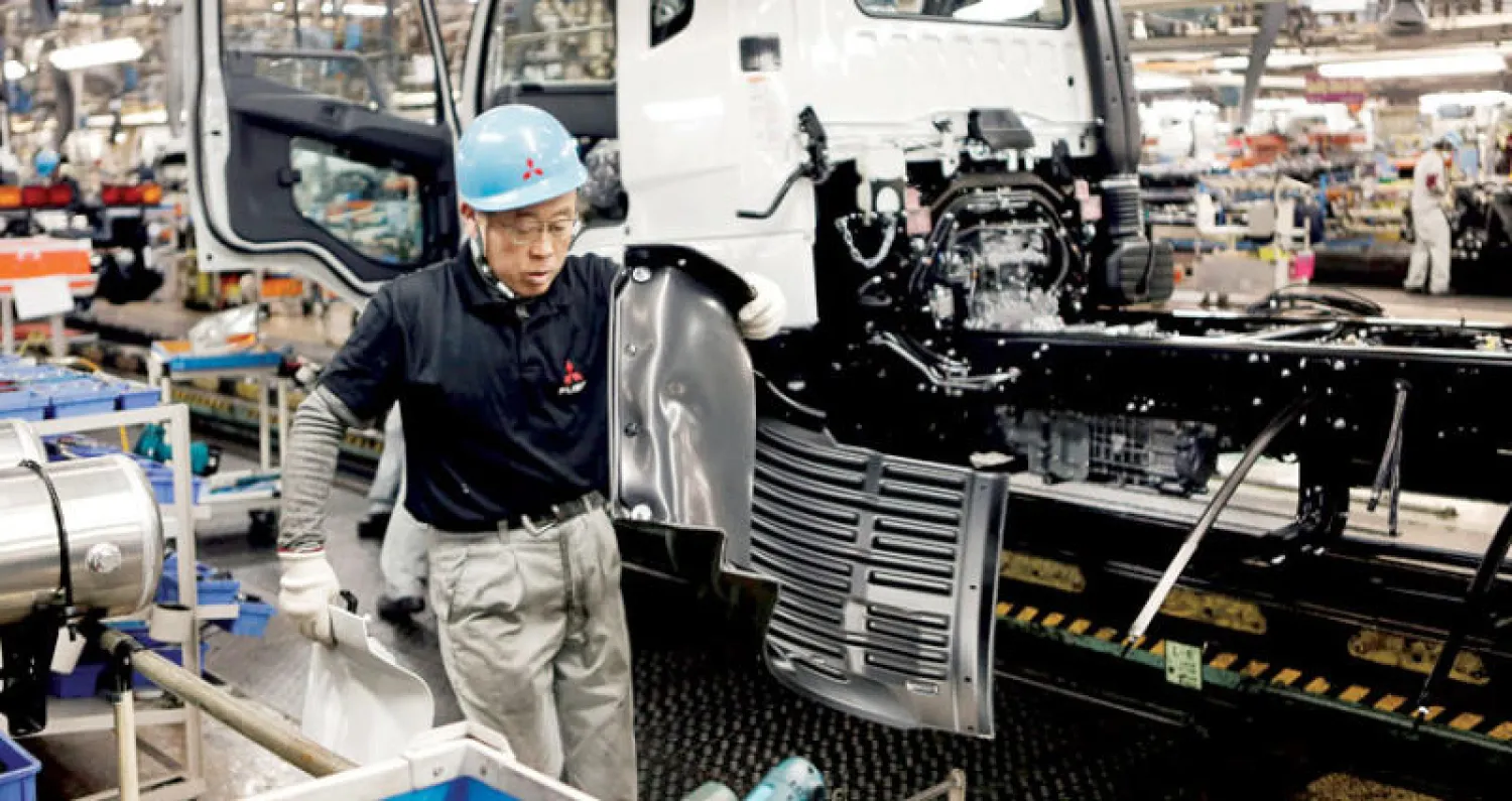 أشارت بيانات حكومية أمس إلى تراجع الإنتاج الصناعي الياباني بأسوأ وتيرة في 4 سنوات (رويترز)