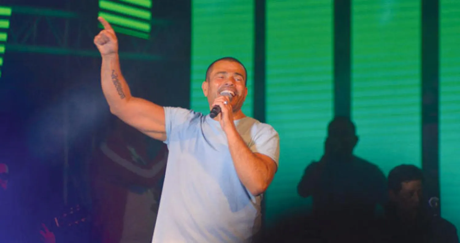 جانب من حفل عمرو دياب