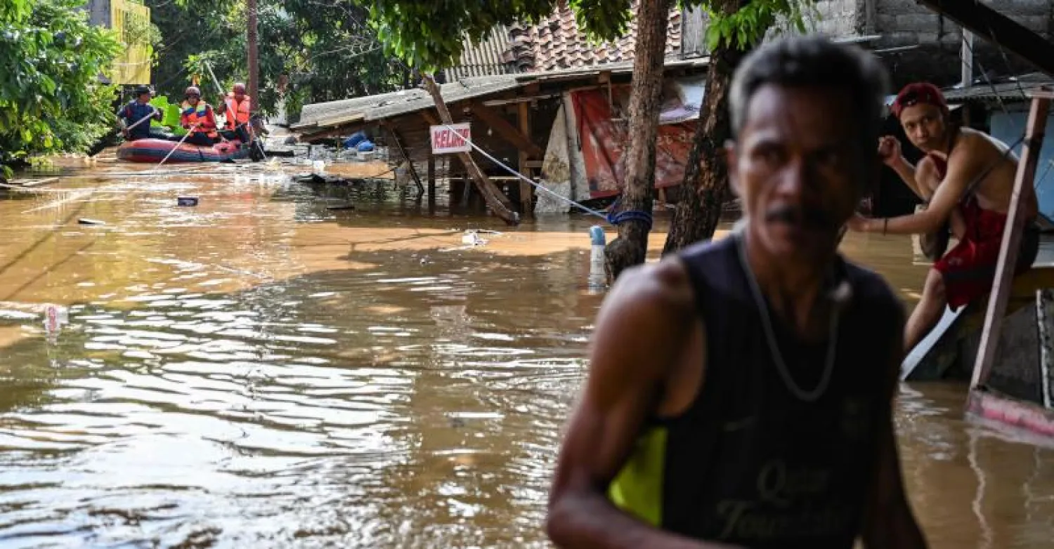 الفيضانات أحد أهم أسباب تغيير العاصمة في إندونيسيا (أ.ف.ب)