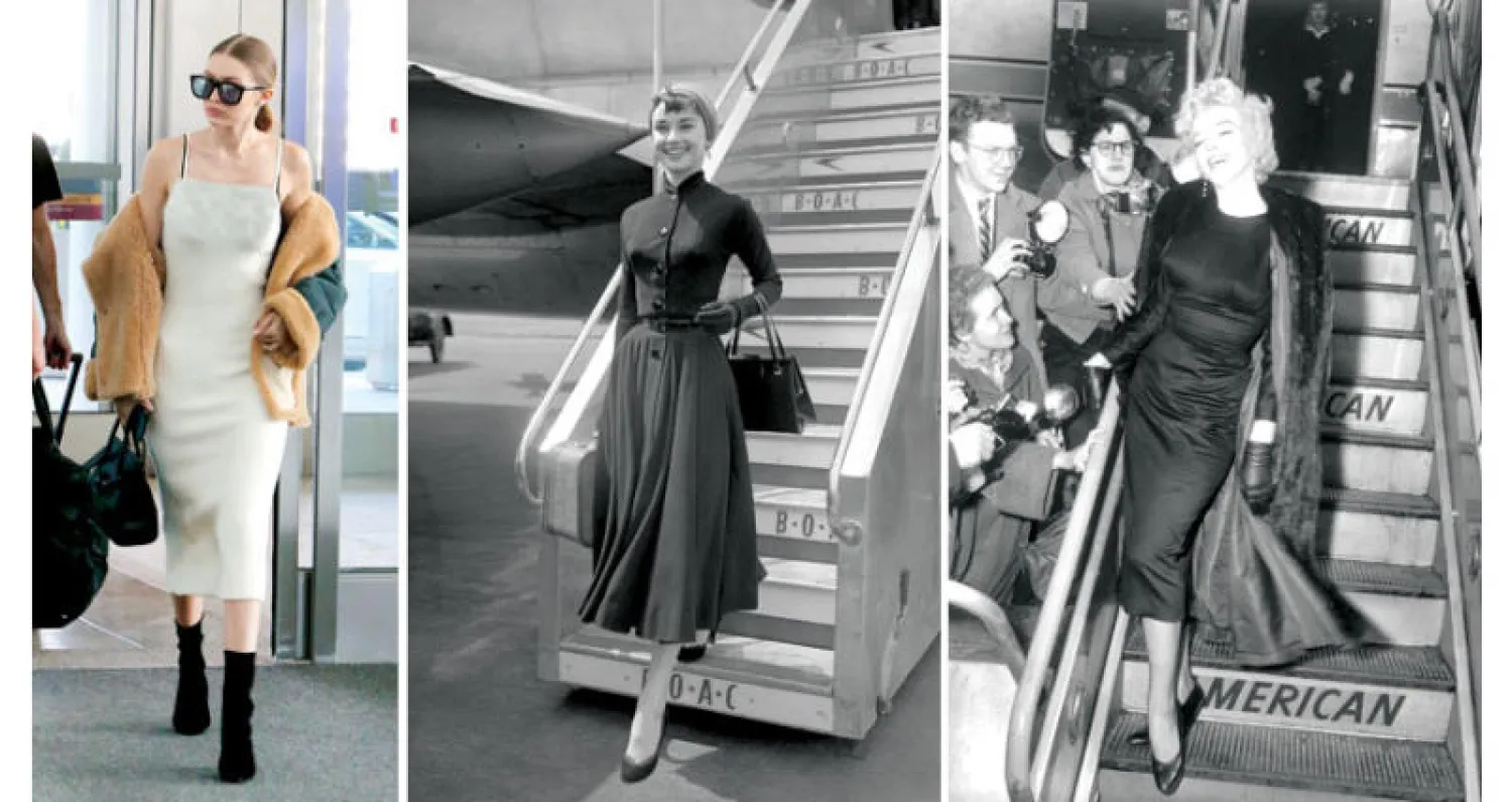 مارلين مونرو  -  أودري هيبورن  -  جيجي حديد