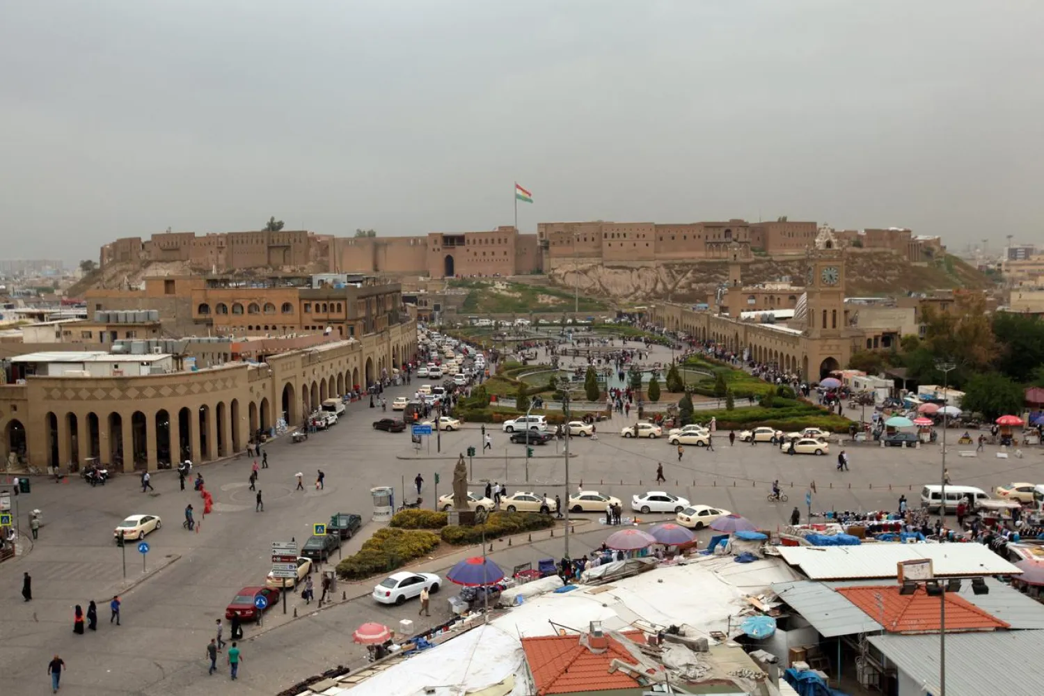 A general view shows the Citadel of Erbil in Erbil, Iraq April 23, 2017 (Reuters)
