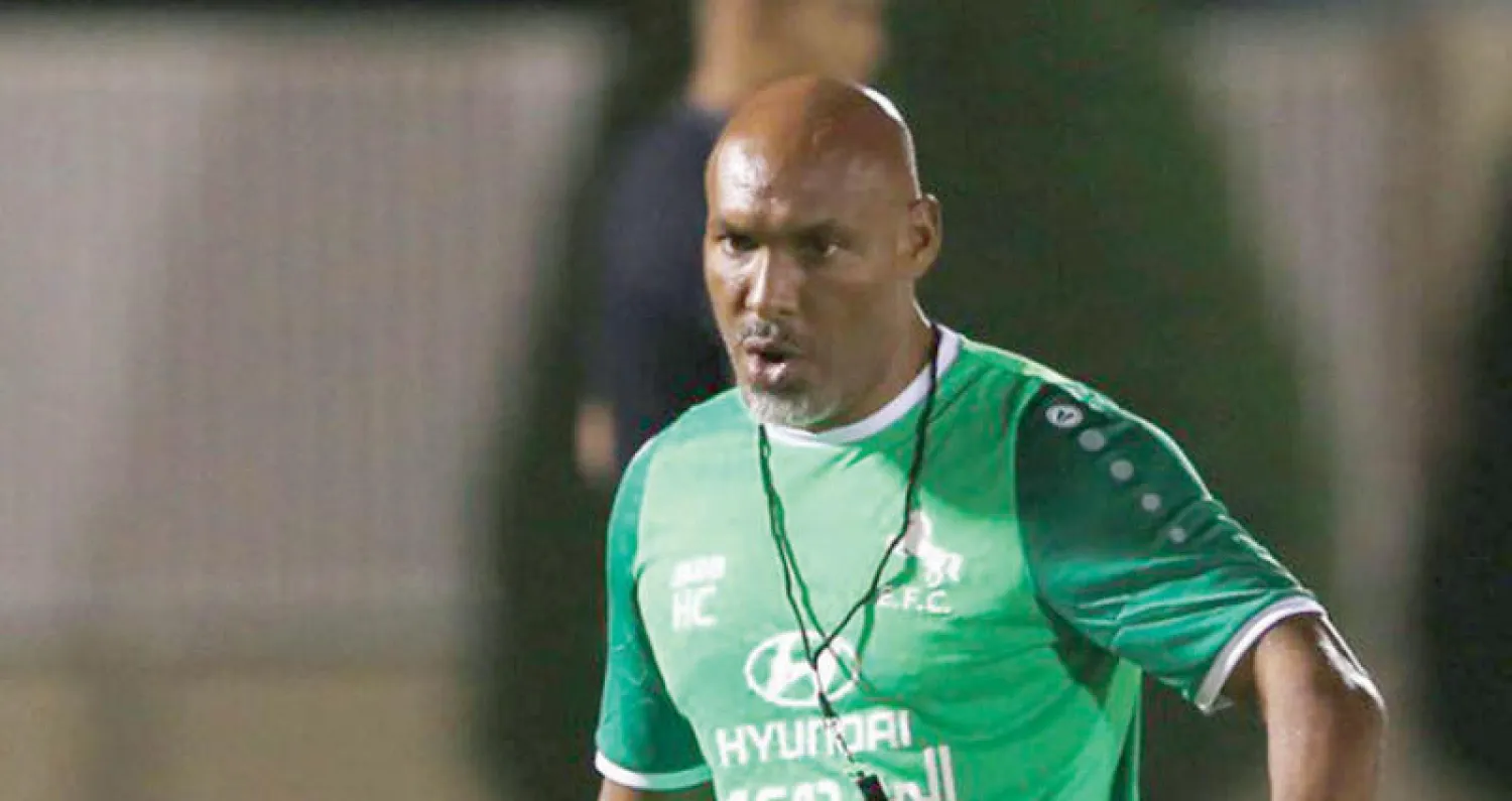 هيلدر خلال قيادته تدريبات الاتفاق الأخيرة (الشرق الأوسط)