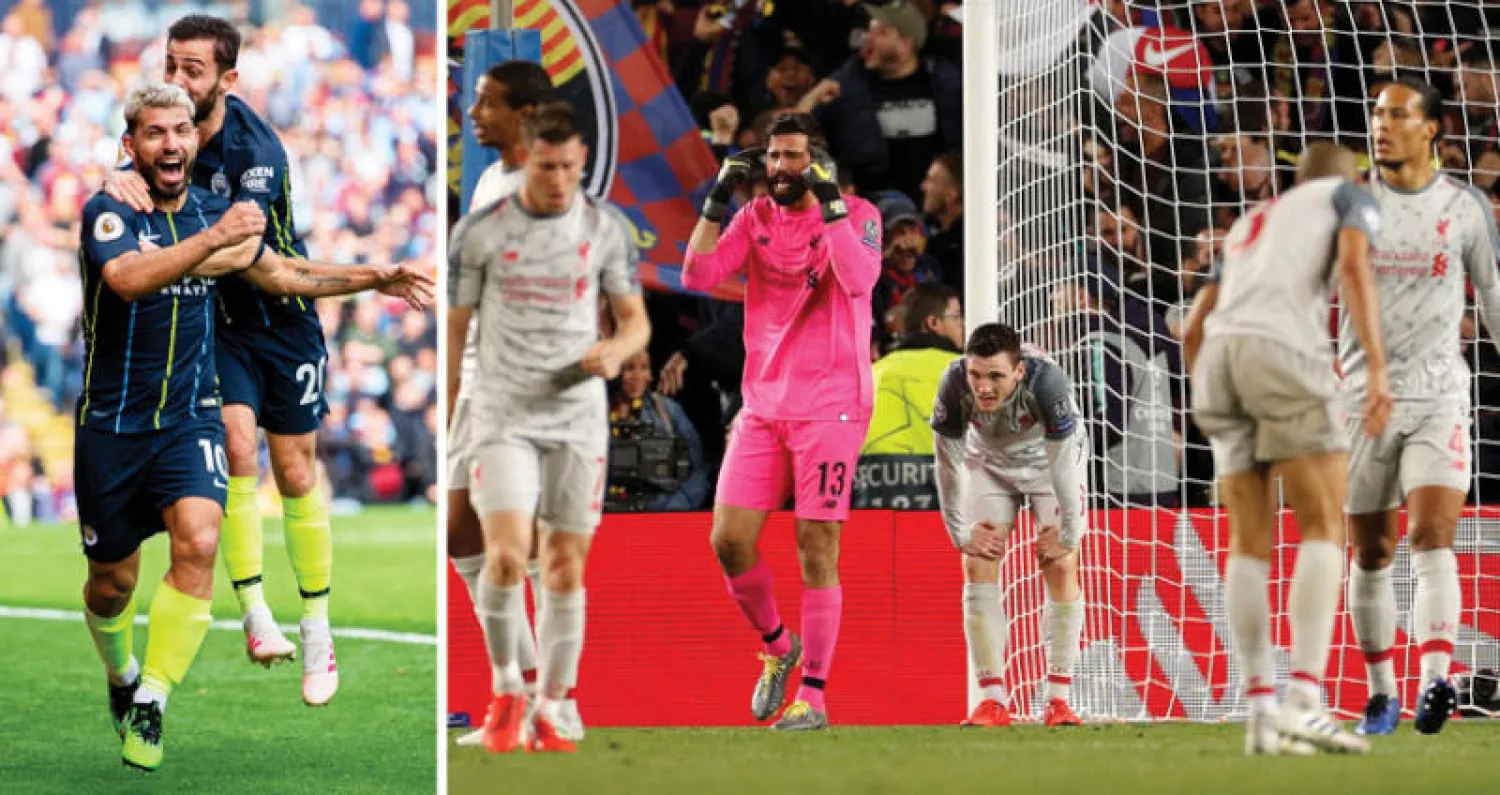 ليفربول يسعى لمداواة جراحه الأوروبية في البطولة المحلية (رويترز)  -  أغويرو قاد سيتي إلى فوز صعب على بيرنلي (إ.ب.أ)