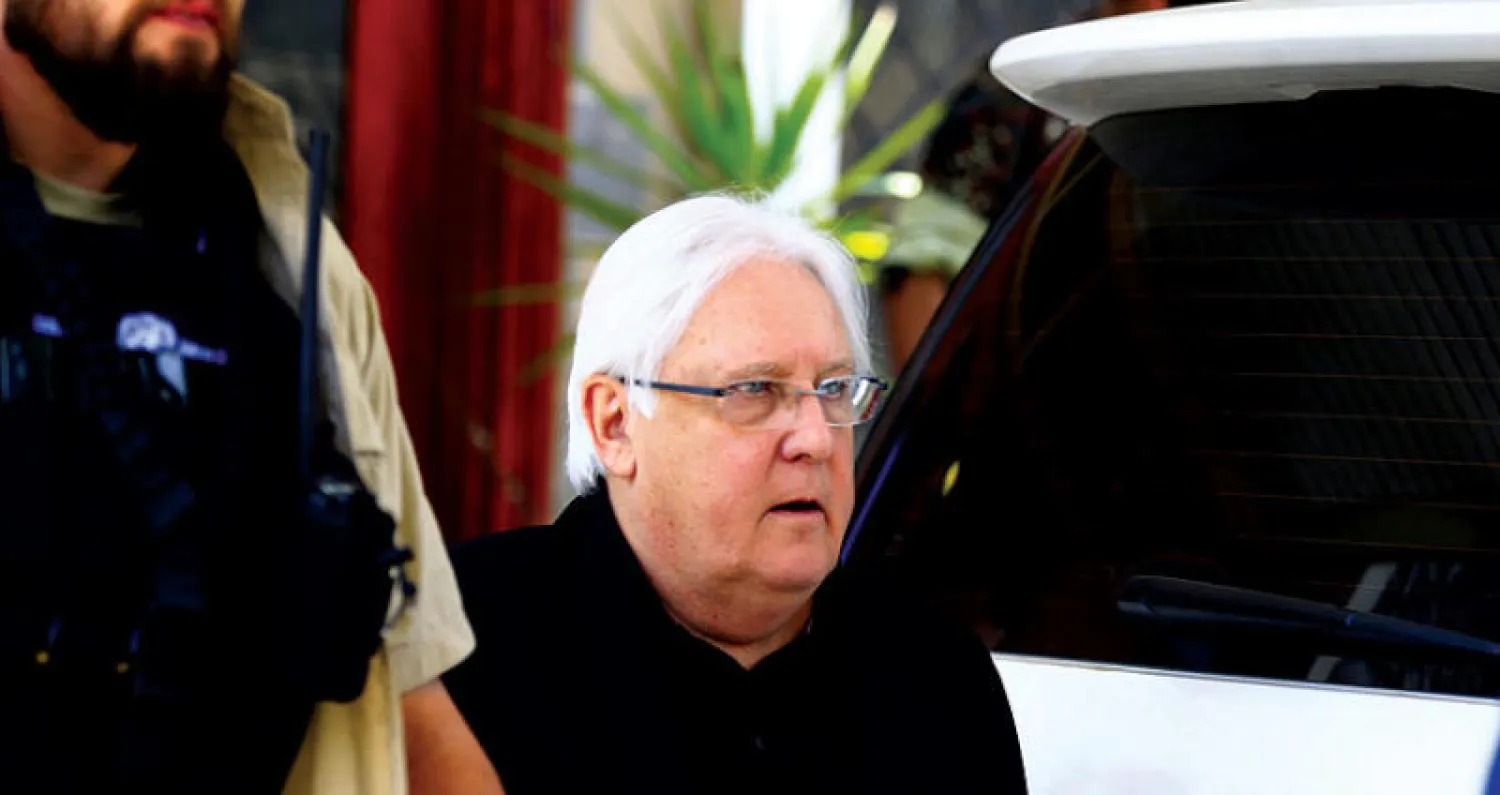 غريفيث في زيارة سابقة لصنعاء في أبريل الماضي