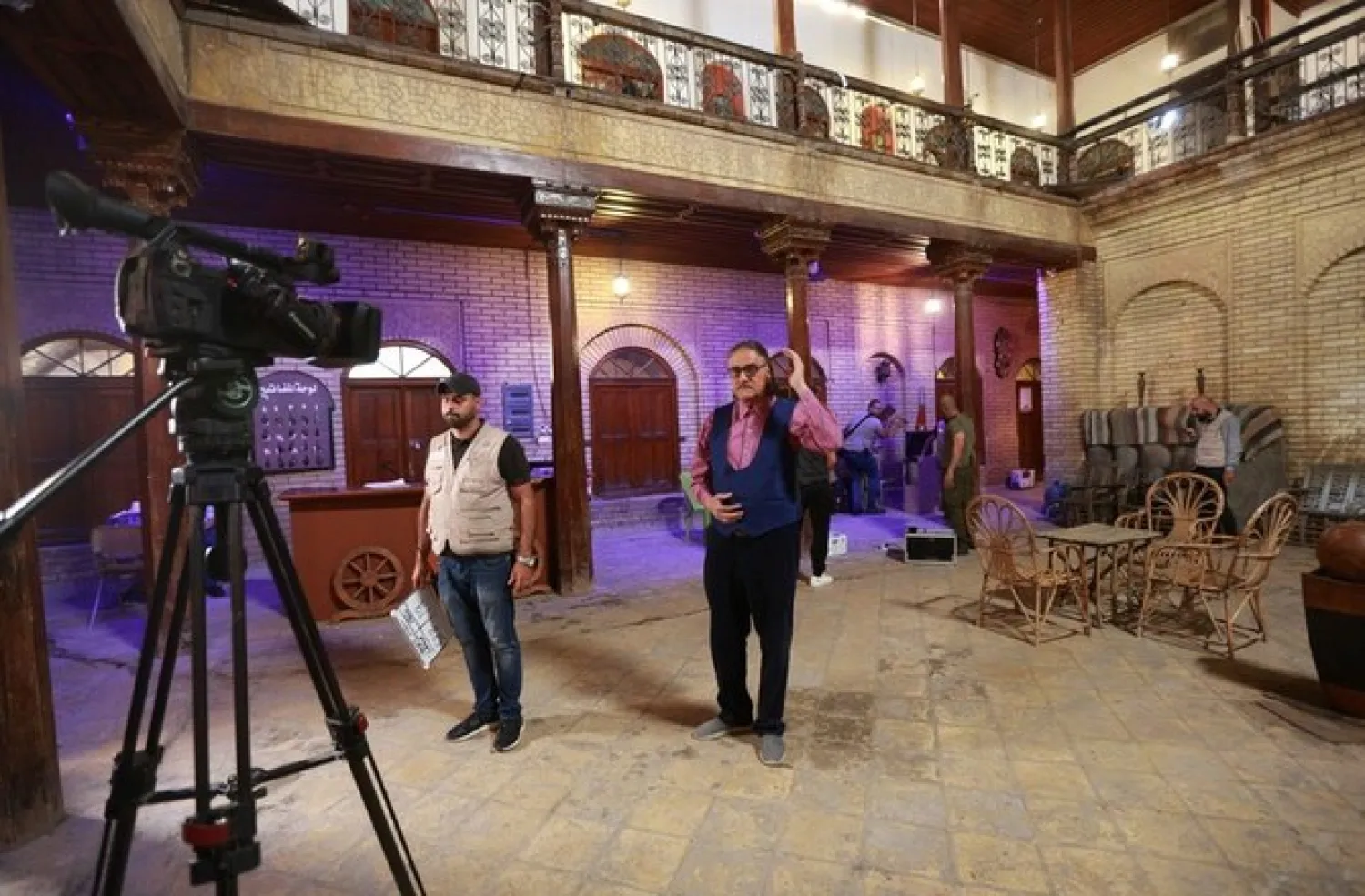 The arts are coming to life again in Baghdad, bringing with it a touch of hope and comfort as the country works to rebuild after 16 years of war. (AP)
