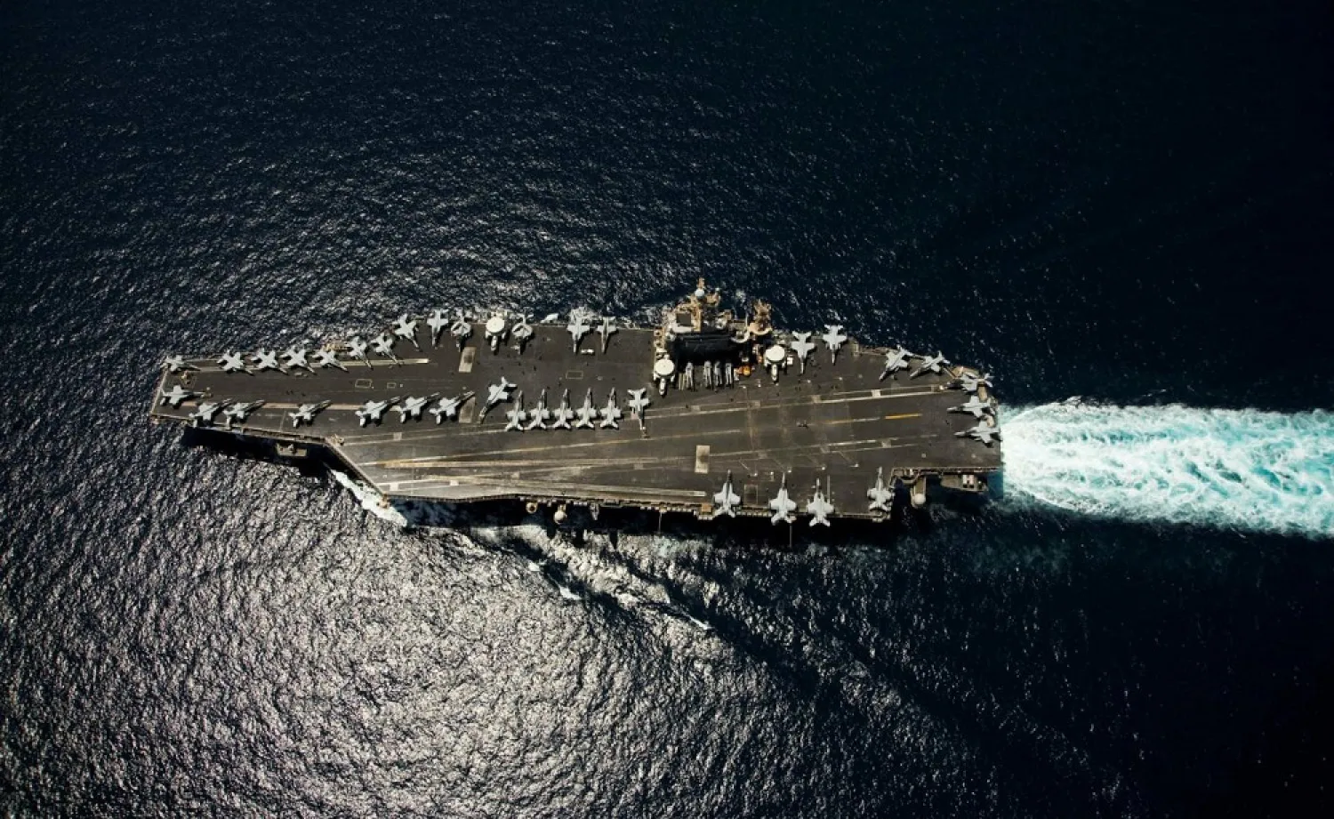 The USS Abraham Lincoln. (AFP)