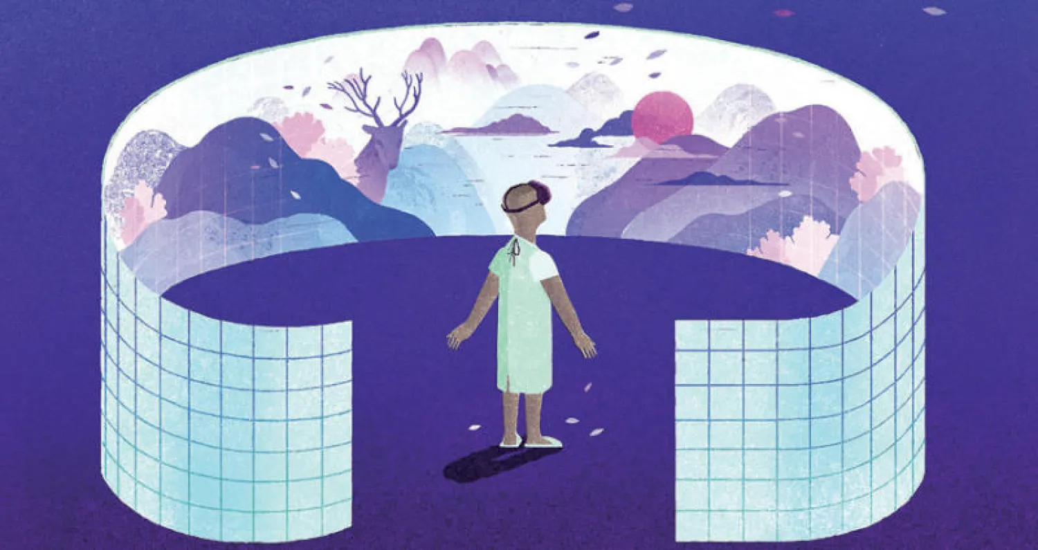 يساهم الواقع الافتراضي في تشتيت الشعور بالألم (نيويورك تايمز)