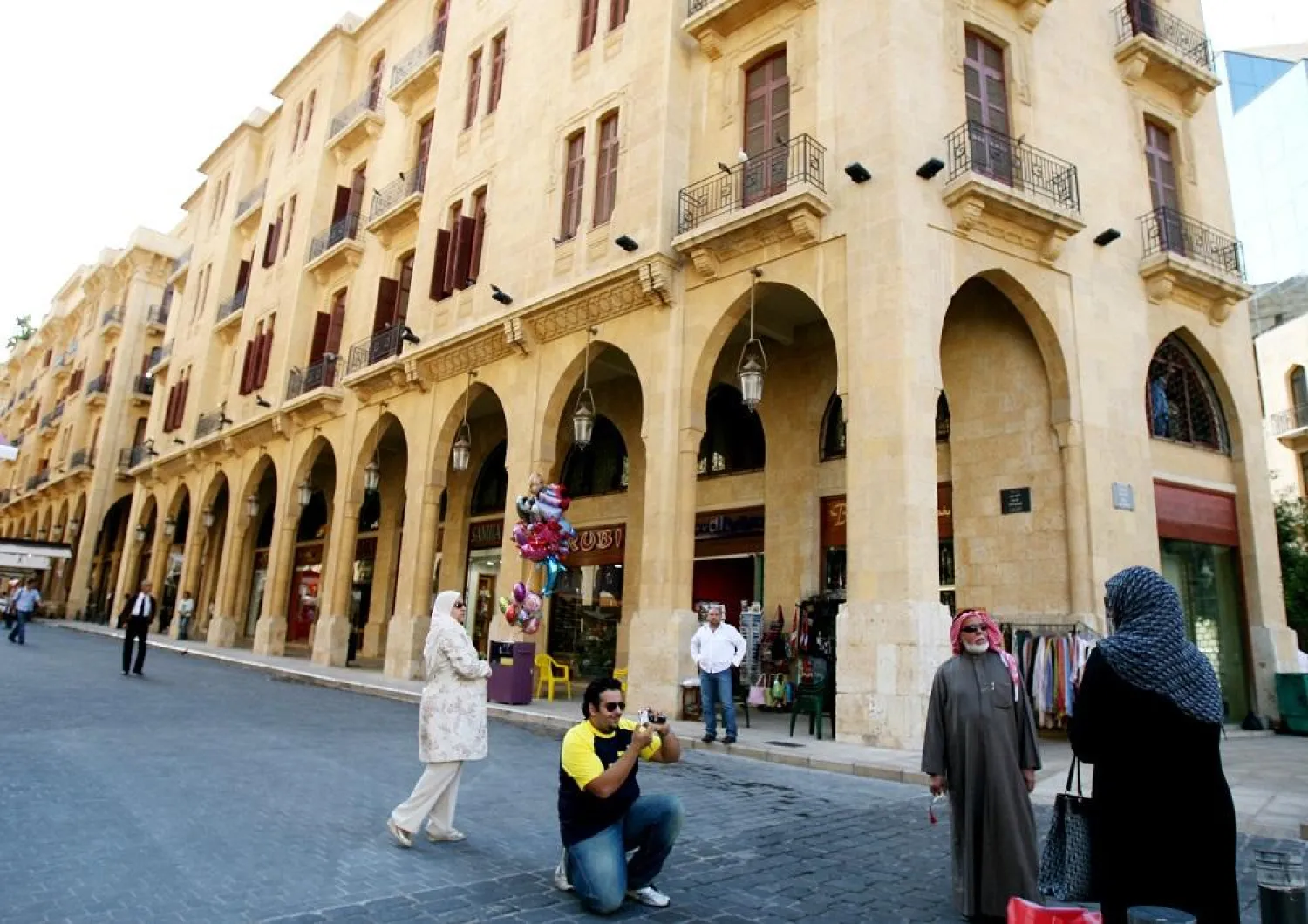 Tourists in Beirut. (AP)