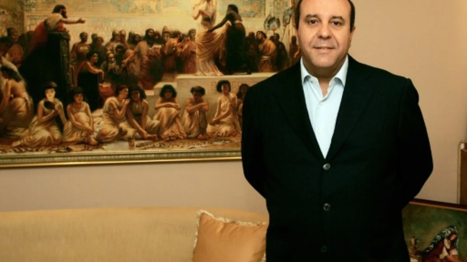 Belhassen Trabelsi, pictured in 2010 (AFP)