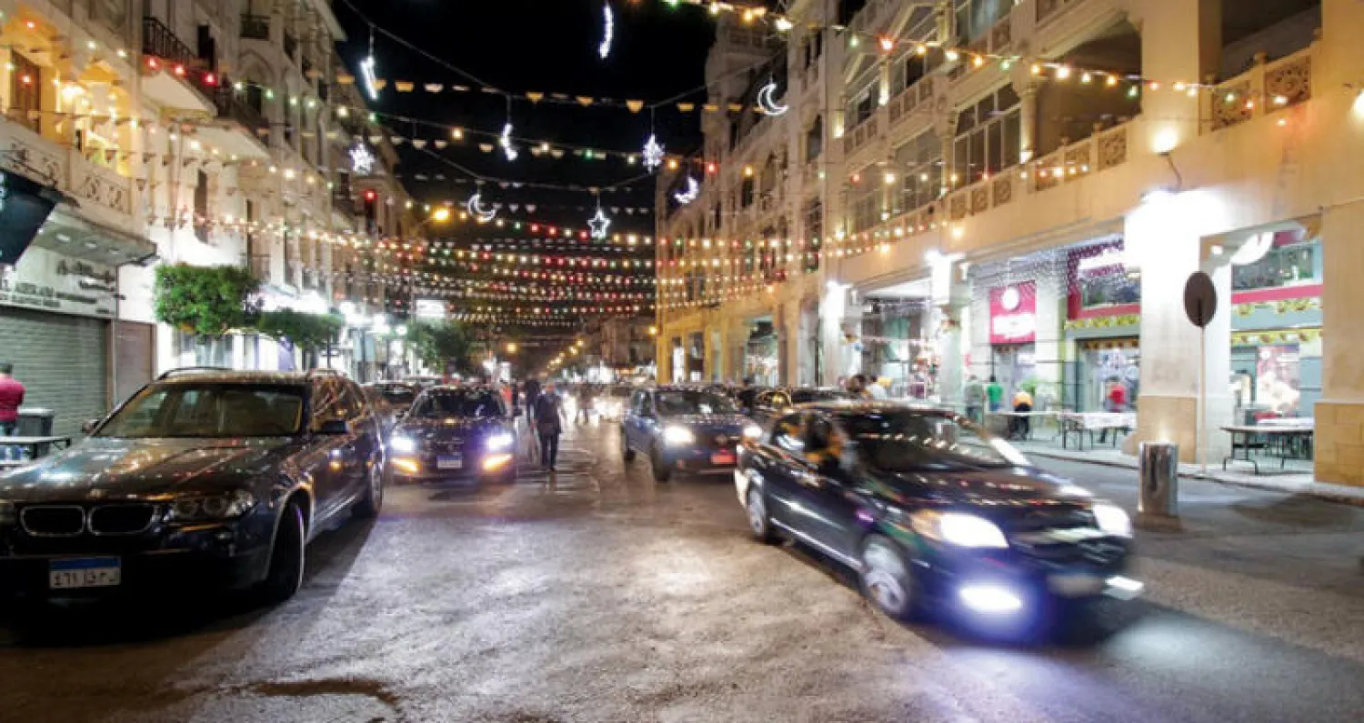 زينة رمضان بأحد شوارع القاهرة بعدسة فناني فريق «35 مللي»