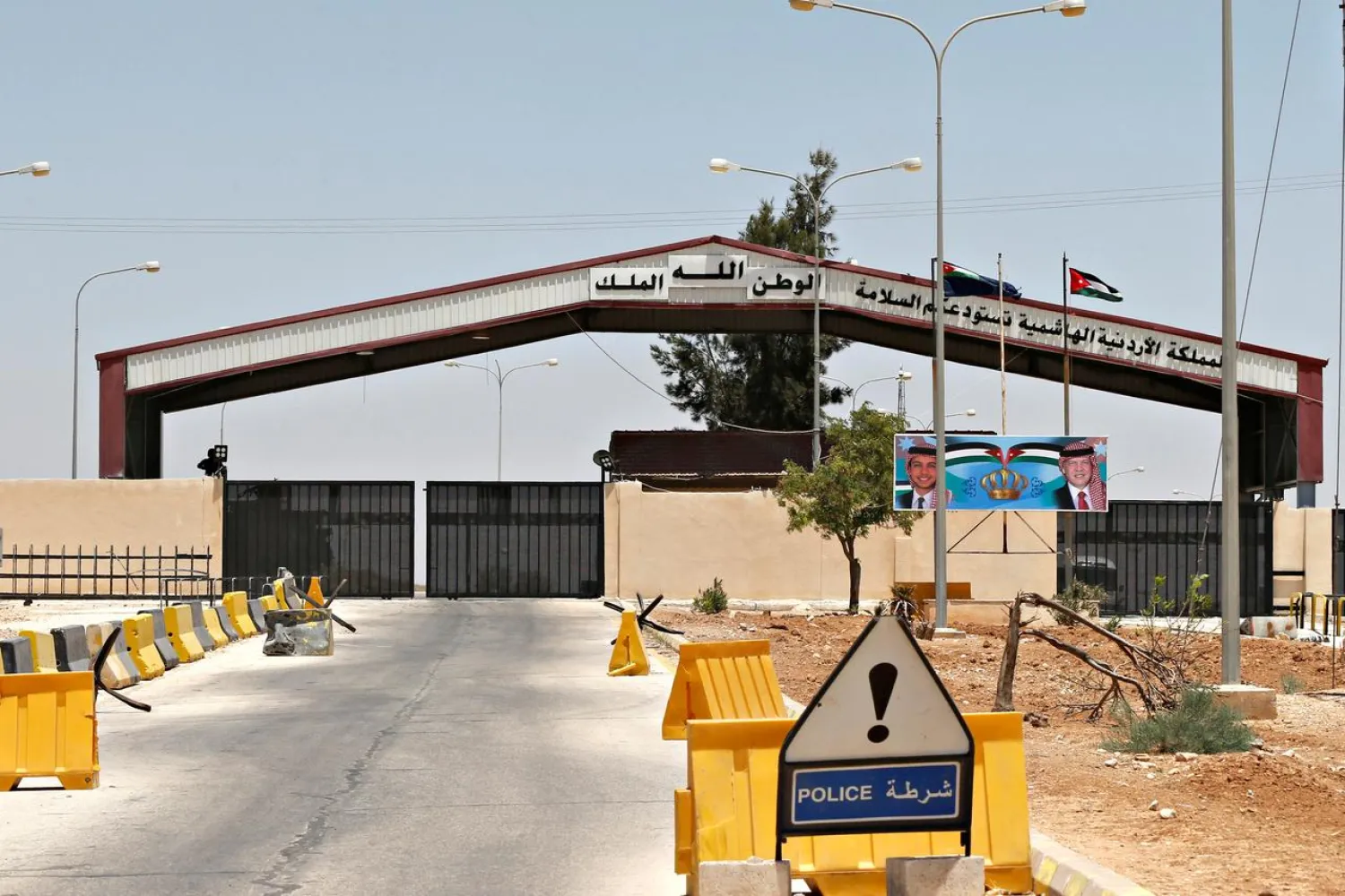 Jordanian border crossing, Jaber is seen in the city of Mafraq, Jordan July 7, 2018. (Reuters)