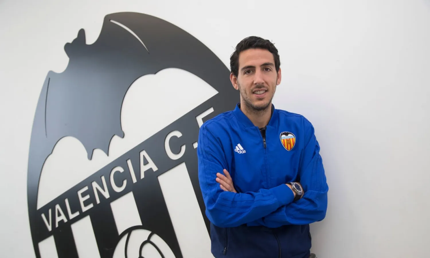  Dani Parejo was tipped for stardom at Real Madrid but was sold to Getafe in 2009 and has been at Valencia since 2011. Photograph: Alberto Iranzo
