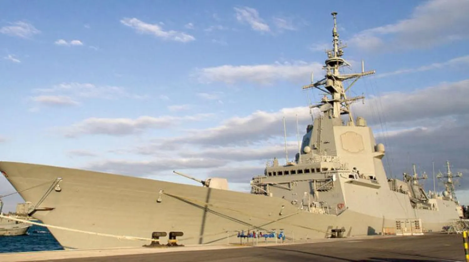 ABD’nin ‘USS Abraham Lincoln’ uçak gemisine eşlik eden İspanyol ‘Mendez Nunez’ fırkateyni (İBA)