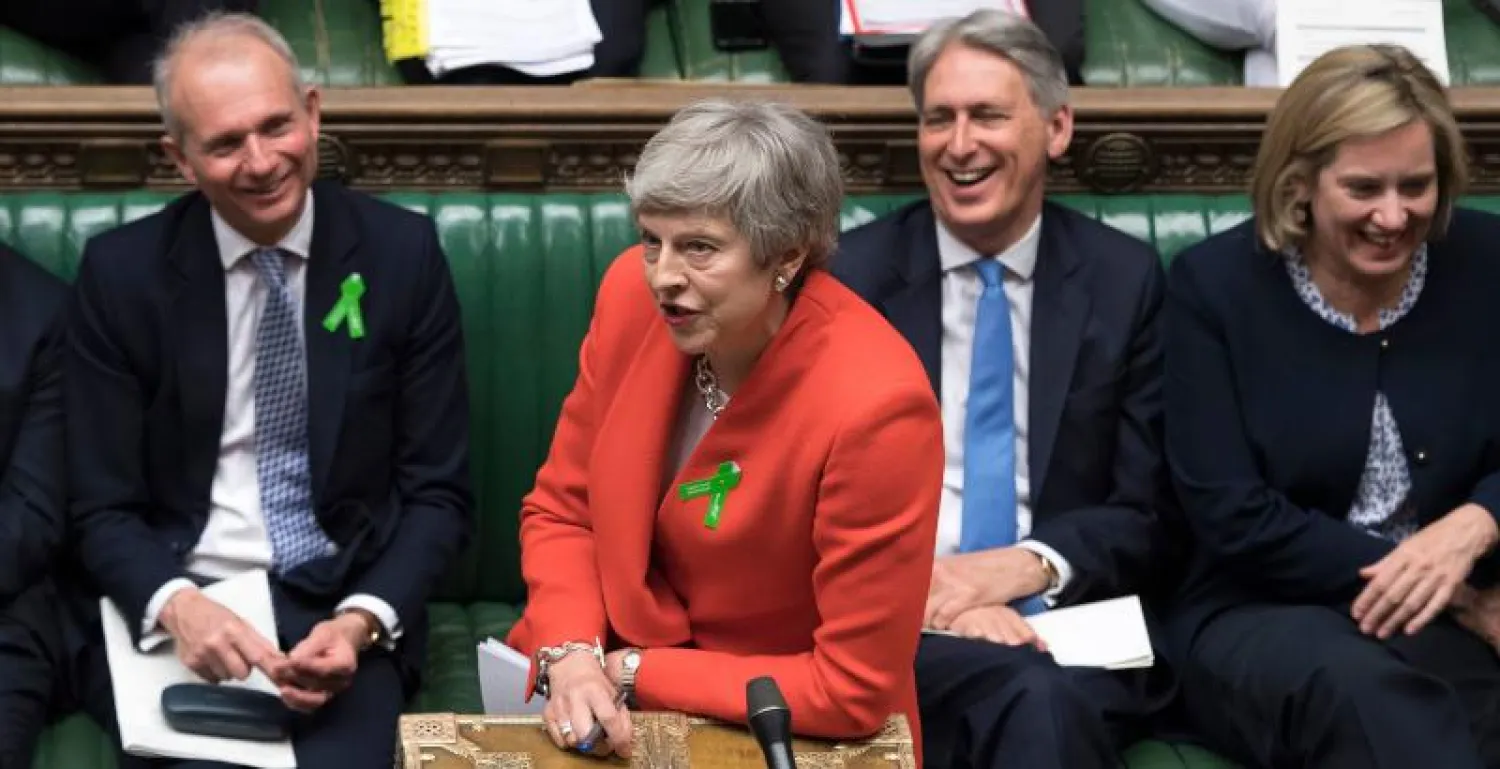 رئيسة الوزراءالبريطانية تيريزا ماي ( أ.ف.ب)