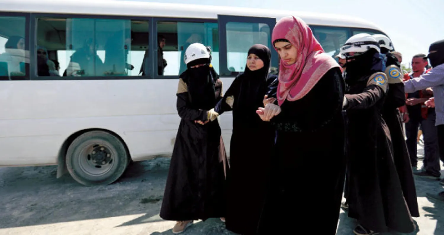 عملية تبادل لأسرى ومحتجزين على معبر العيس ، تمت أمس في حلب، وأسفرت عن إطلاق 9 محتجزين كانوا لدى الفصائل المسلحة. بينهم مدنيون وعسكريون.