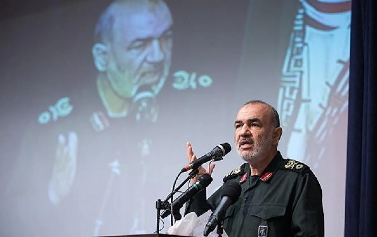 قائد «الحرس الثوري» الإيراني اللواء حسين سلامي (أ.ب)