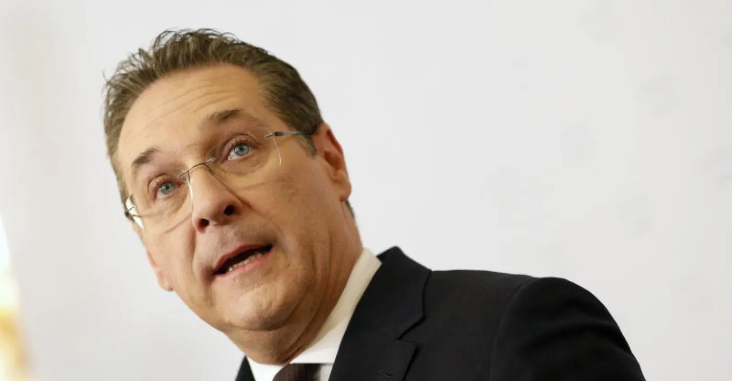 هاينز كريستيان شتراخه النائب المستقيل للمستشار النمساوي (إ.ب.أ)