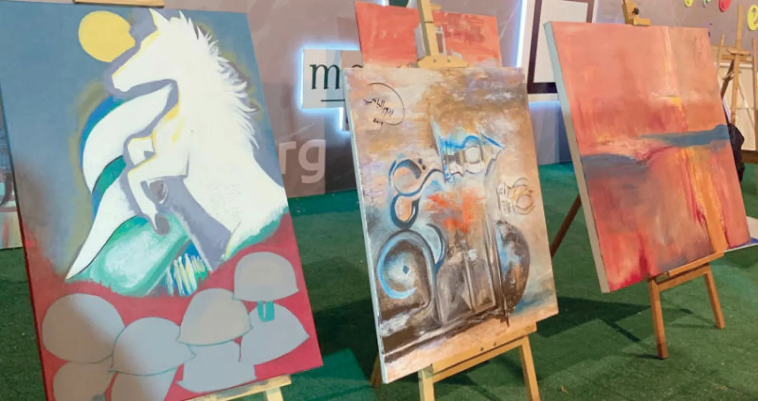 جانب من المرسم