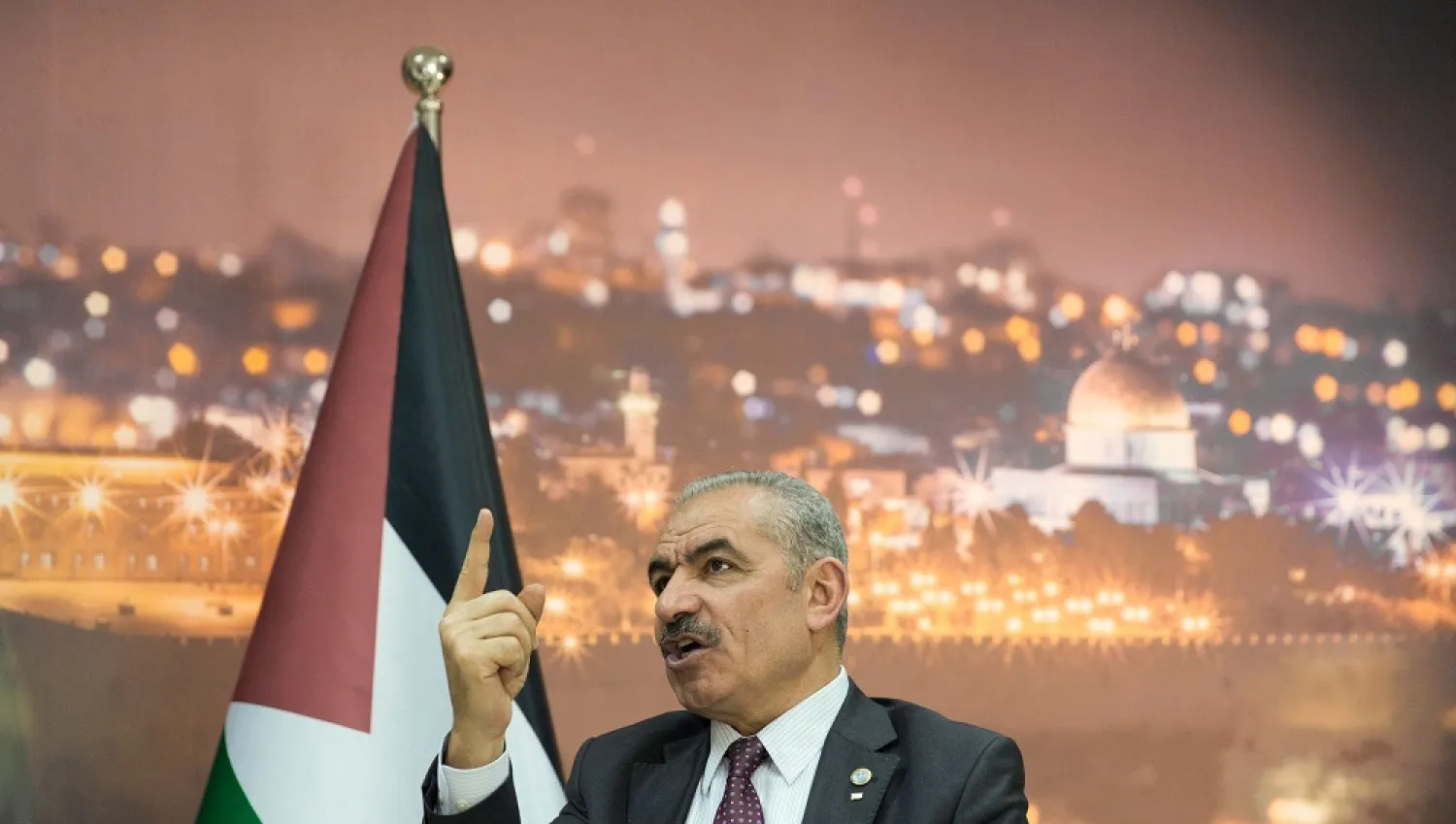 Palestinian Prime Minister Mohammad Shtayyeh. (AP)
