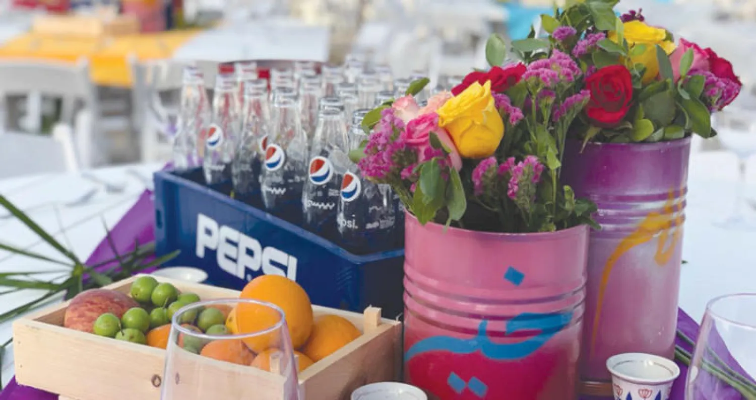 استحداث مساحات ملونة تحيط بديكورات رمضان