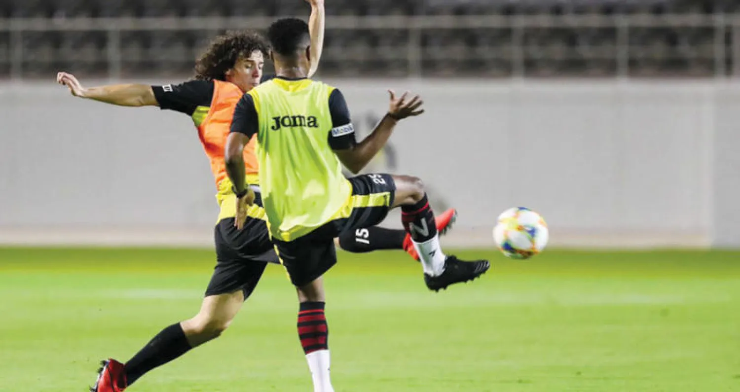 من تدريبات الاتحاد استعداداً للوحدة الإماراتي (الشرق الأوسط)