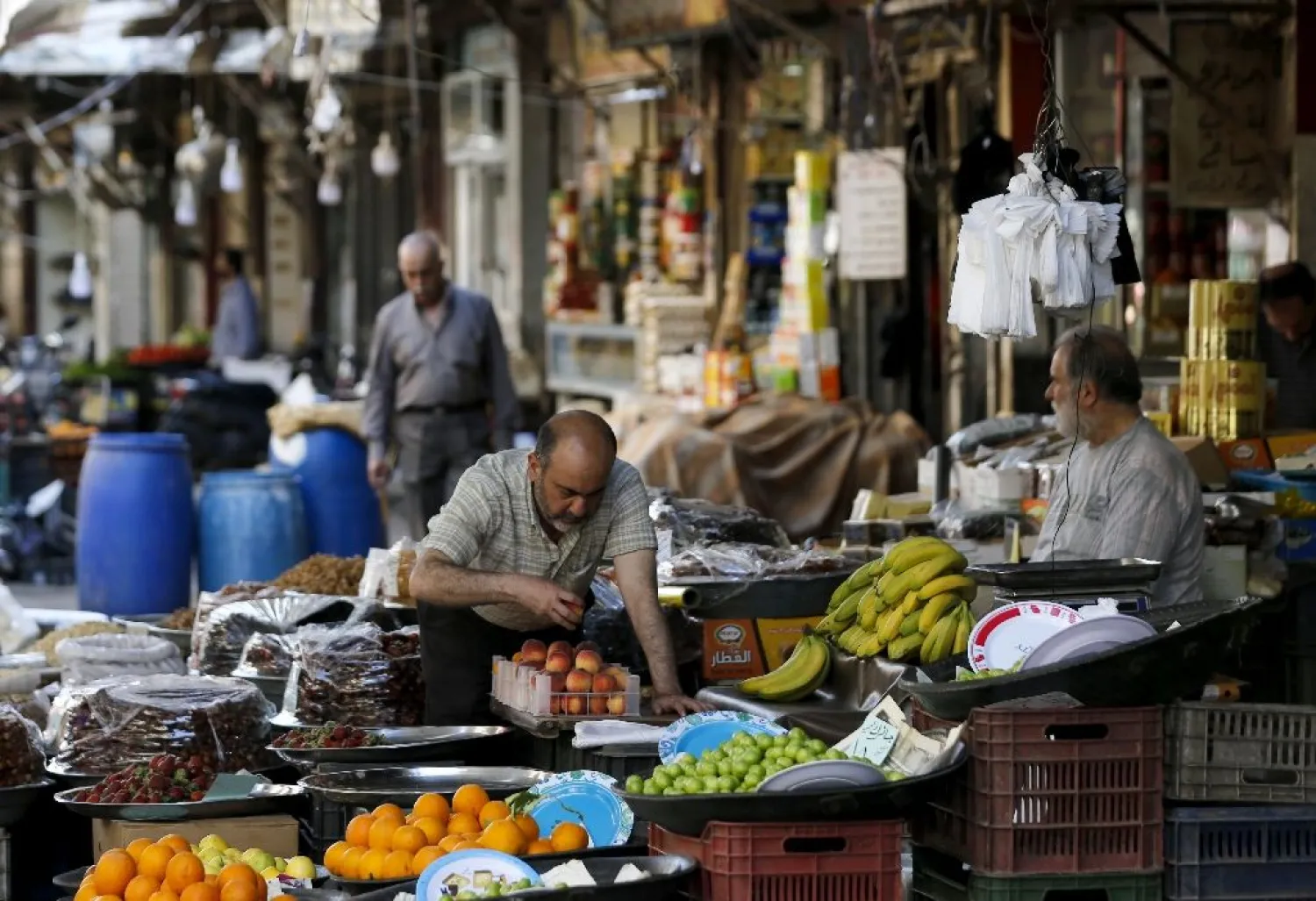 Business is slow this Ramadan in the markets of the Syrian capital Damascus | AFP