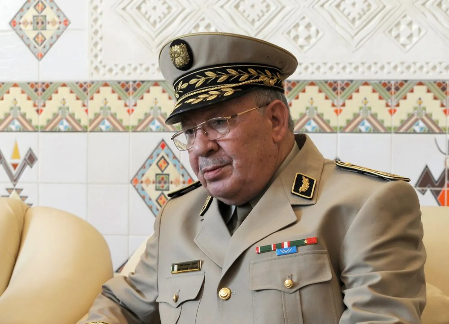 Algerian chief of staff General Ahmed Gaed Salah. (Getty Images)