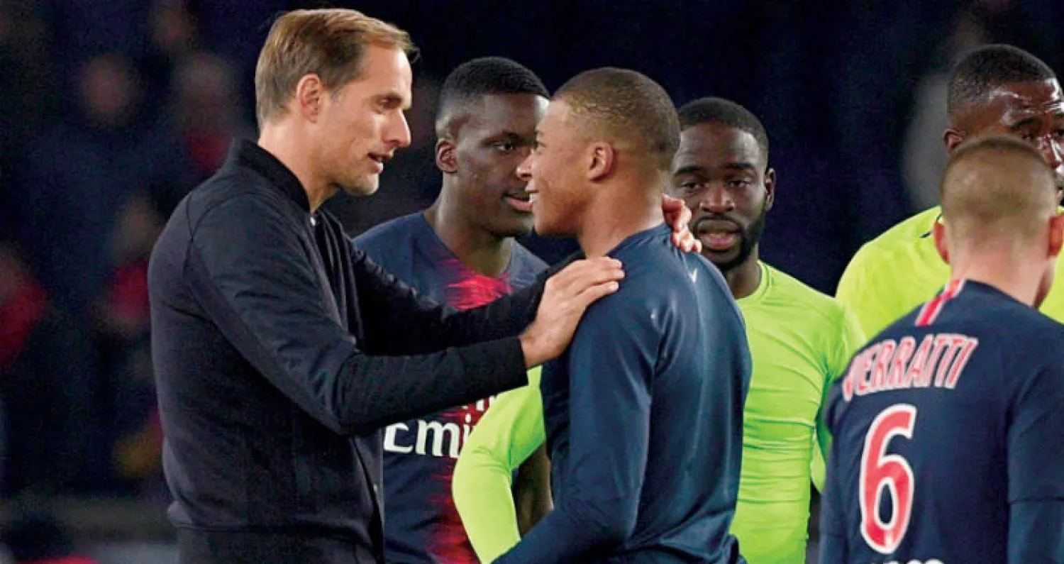 توخيل مدرب سان جيرمان يقدم النصيحة لمبابي